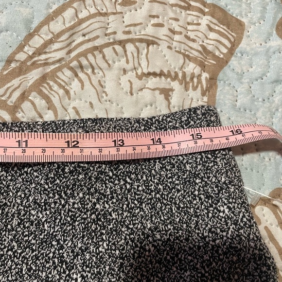 LOFT Womens Skirt Petite Black Textured Mini Everyday Office wear - Picture 5 of 6